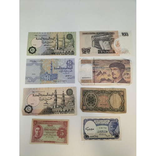 576 - Collection of Mixed Bank Notes to include 1st July 1941 Board of Commissioners of Currency, Malaya F... 