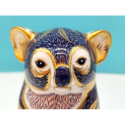 68 - Royal Crown Derby 'Koala' Paperweight with Gold Stopper Introduced to Mark the 1988 Australian Bi-ce... 