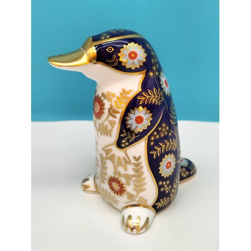 69 - Royal Crown Derby 'Platypus' Paperweight with Gold Stopper Introduced to Mark the 1988 Australian Bi... 