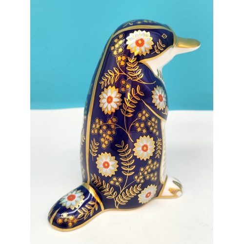 69 - Royal Crown Derby 'Platypus' Paperweight with Gold Stopper Introduced to Mark the 1988 Australian Bi... 