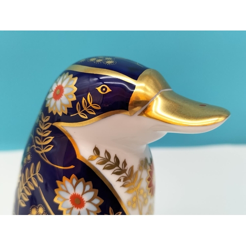 69 - Royal Crown Derby 'Platypus' Paperweight with Gold Stopper Introduced to Mark the 1988 Australian Bi... 