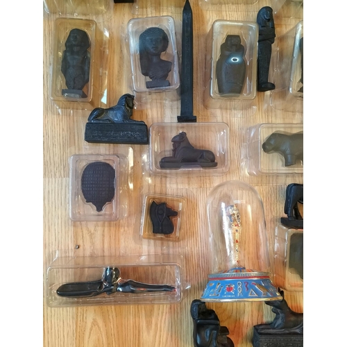 30 - Collection of Approx 53 DeAgostini 'The Glory of Ancient Egypt' Figures C1990's. 35 Still in Origina... 