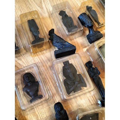 30 - Collection of Approx 53 DeAgostini 'The Glory of Ancient Egypt' Figures C1990's. 35 Still in Origina... 