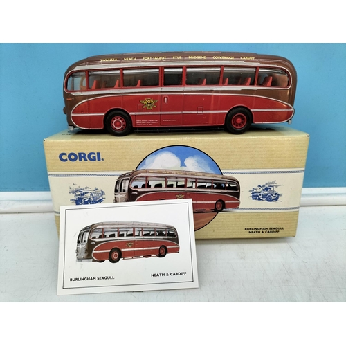 335 - Boxed Corgi Public Transport Buses (2), No 97213 Leyland Tiger and 97171 Burlingham Seagull.