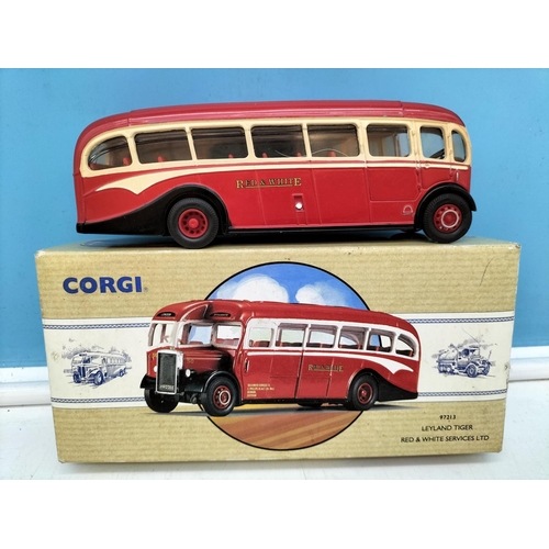 335 - Boxed Corgi Public Transport Buses (2), No 97213 Leyland Tiger and 97171 Burlingham Seagull.