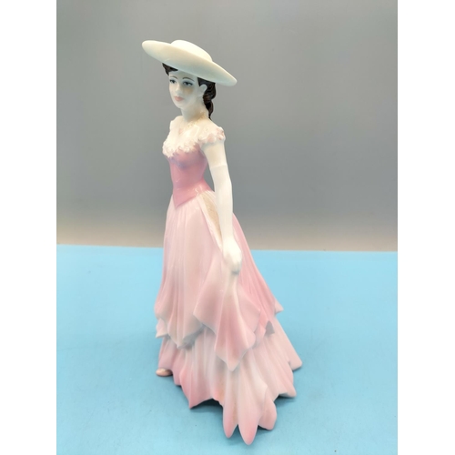 34 - Coalport 21cm Lady Figure 'Sweet Harmony'.