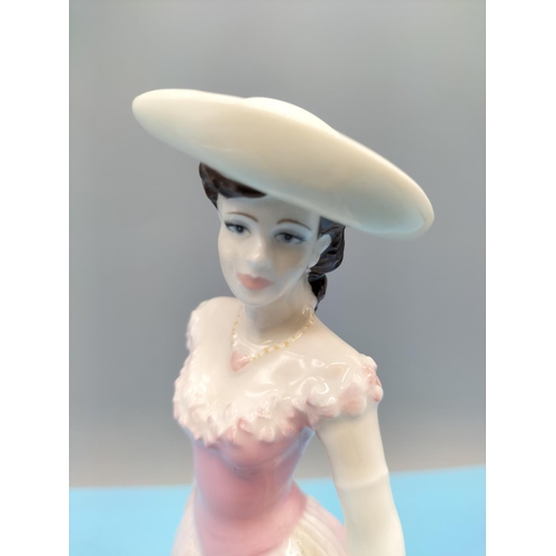 34 - Coalport 21cm Lady Figure 'Sweet Harmony'.