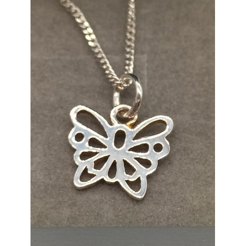 357 - Boxed Reverie 925 Silver Butterfly Design 17