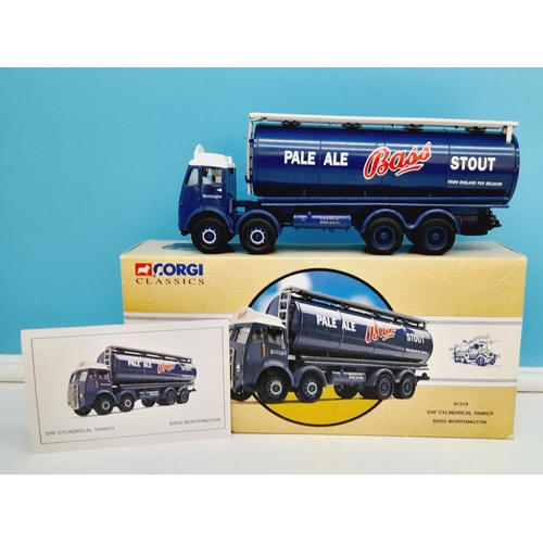 493 - Boxed Corgi Road Transport Vehicles (2), No 97328 AEC Elliptical Tanker and No 97319 ERF Cylindrical... 