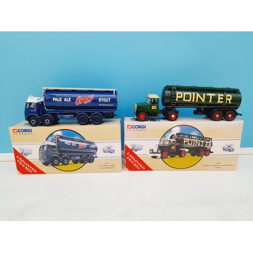 645 - Boxed Corgi Road Transport Tankers (2), No 97367 Scammell Highwayman and 97319 ERF Cylindrical.