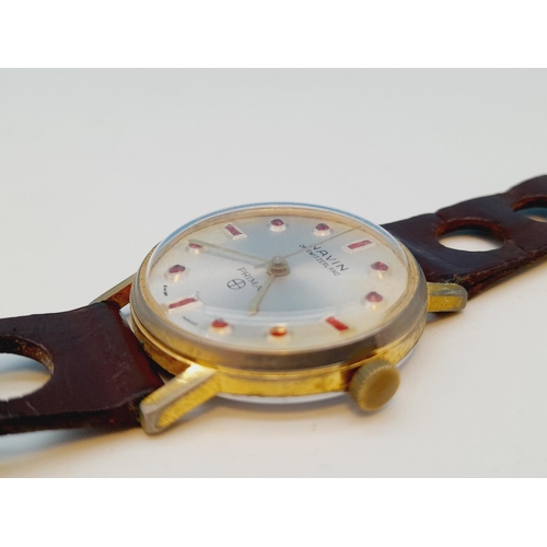 89 - Vintage Navin of Switzerland Gents Wind Up Watch.