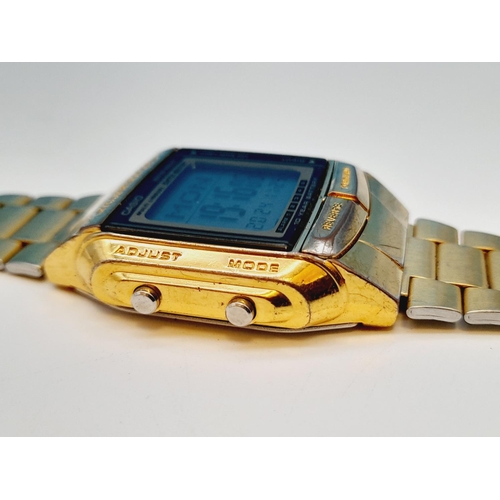 92 - Vintage 1985 Casio Data Bank DB-360 Digital Watch W/O.