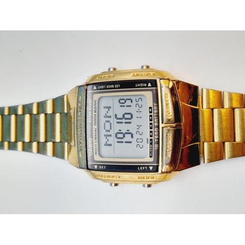 92 - Vintage 1985 Casio Data Bank DB-360 Digital Watch W/O.