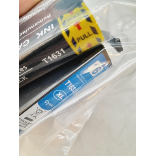 150A - Assorted New and Sealed Printer Cartridges to include T1631, T1632, T1633, T1634 and LC223BK, LC223C... 