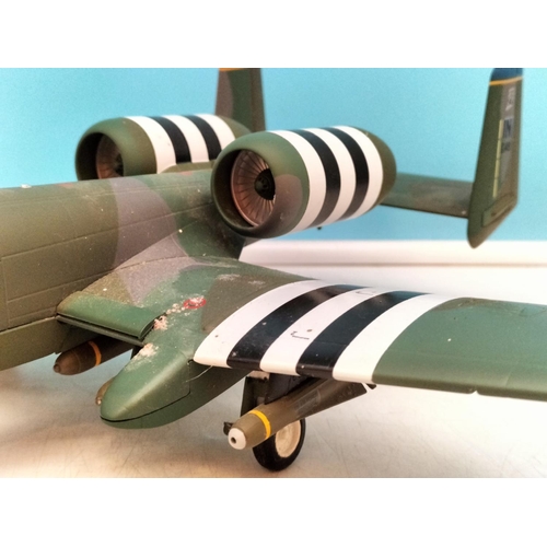 164 - Franklin Mint Armour Collection 1:48 Scale A-10 Warthog. 10cm High, 34cm x 36cm.