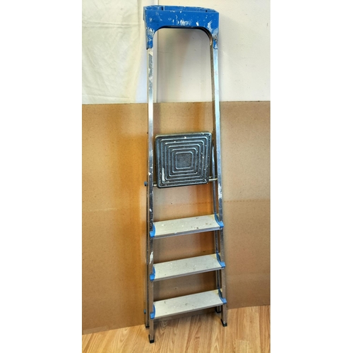 200A - Set of Aluminium 4 Step Painting Ladders. Collection Only.