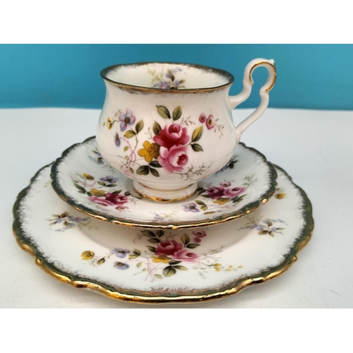 37 - Royal Albert 20 Piece Coffee Set in the 'Tenderness' Pattern. Seconds Quality.