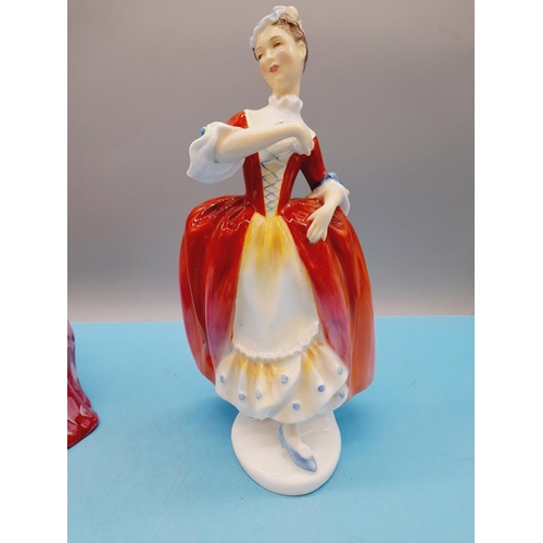 39 - Royal Doulton Lady Figures (2), 'Victoria' HN 2471 and 'Masquerade' HN 2259. Tallest 21cm.