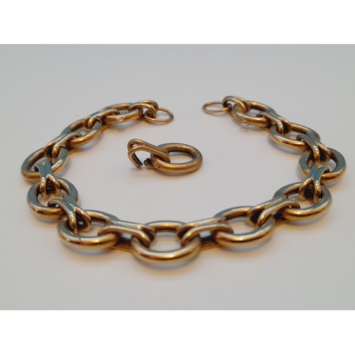 16 - 9ct Gold Scrap/Repair Bracelet (Unmarked but Tested). 18.4 Grams.