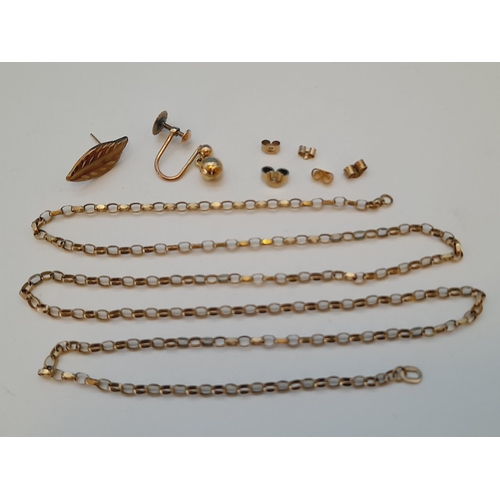 6 - 9ct Gold Scrap Items. 6.3 Grams.