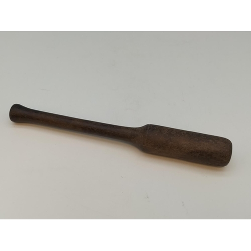 648 - 19th Century Veterinary Fleam Hammer. 23cm Long.