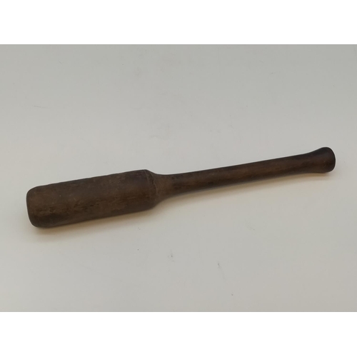 648 - 19th Century Veterinary Fleam Hammer. 23cm Long.