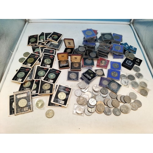 649 - Large Quantity of Mixed Commemorative Coins plus Nat West World Saver Coins/Tokens.