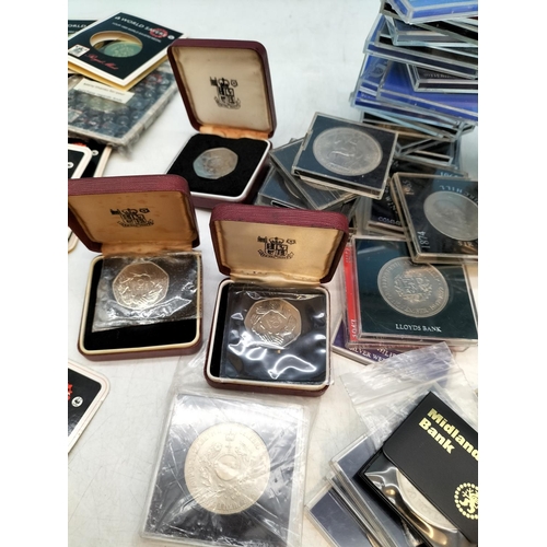 649 - Large Quantity of Mixed Commemorative Coins plus Nat West World Saver Coins/Tokens.