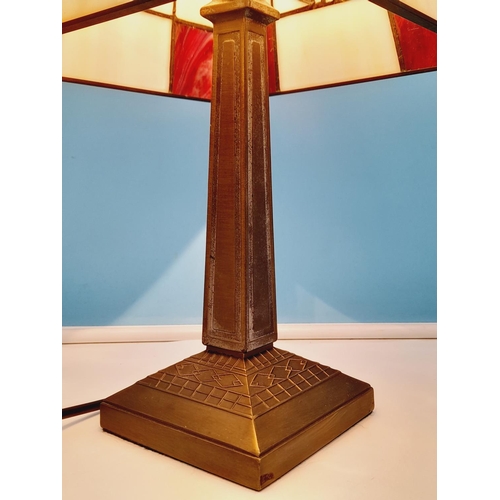 13 - Tiffany Style 43cm Table Lamp W/O.