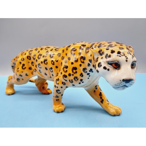 20 - Beswick Figure of a Leopard. 13cm High, 30cm Long.