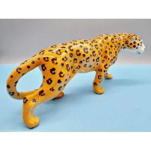 20 - Beswick Figure of a Leopard. 13cm High, 30cm Long.