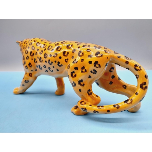 20 - Beswick Figure of a Leopard. 13cm High, 30cm Long.