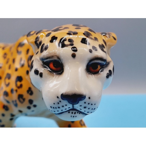 20 - Beswick Figure of a Leopard. 13cm High, 30cm Long.