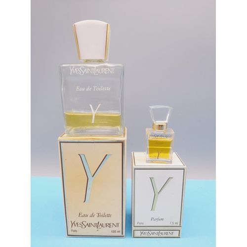 47 - Yves Saint Laurent 'Y' 7.5ml Parfum plus 'Y' Eau de Toilette (Part Used).