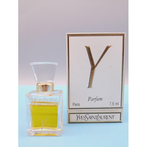 47 - Yves Saint Laurent 'Y' 7.5ml Parfum plus 'Y' Eau de Toilette (Part Used).