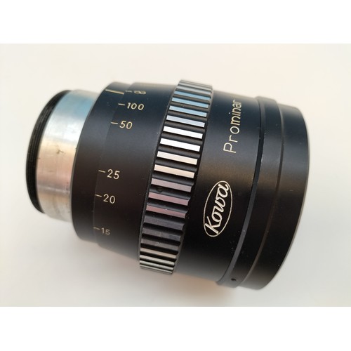 44 - Kowa Prominar Anamorphic 8-7 Cine Lens with Fittings and Accessories. Model 43994.