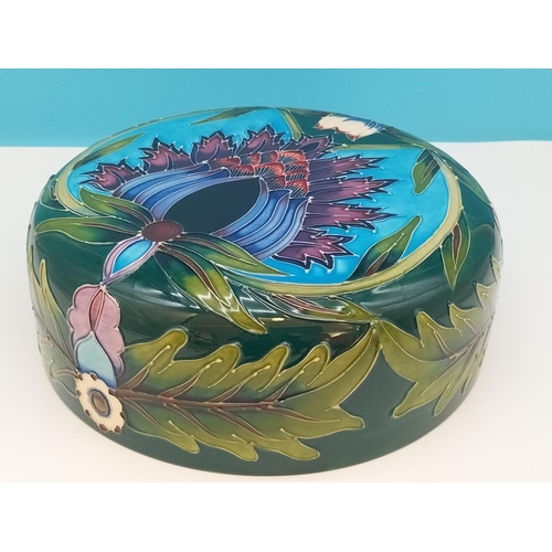 328 - Moorcroft Prestige Collection 'Saadian' Pattern Large Ginger Jar Lid. Designed by Shirley Hayes 2001... 