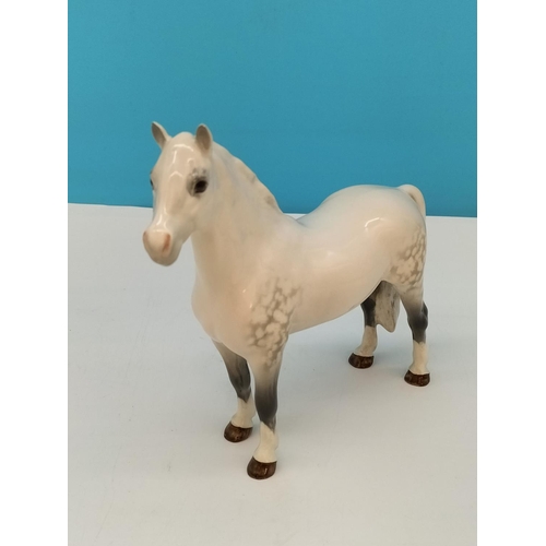 110 - Beswick Figure of a Welsh Mountain Pony. 16cm High x 18cm. Firing Crack to Back of Horse.