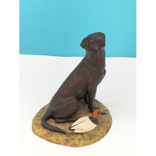 123 - Franklin Porcelain Limited Edition 18cm Figure 'Ready to Retrieve' by William H Turner.