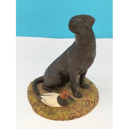 123 - Franklin Porcelain Limited Edition 18cm Figure 'Ready to Retrieve' by William H Turner.