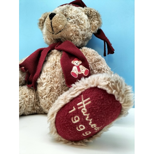 125 - 1999 Harrods Teddy Bear. 45cm Tall.