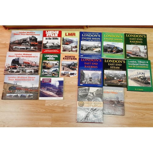 129 - Collection of Railway Related Reference Books to include London Midland Steam Days Remembered Volume... 