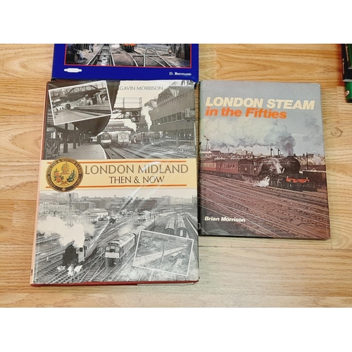 129 - Collection of Railway Related Reference Books to include London Midland Steam Days Remembered Volume... 