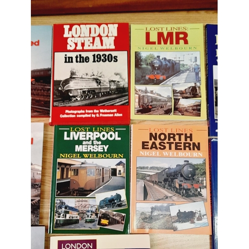 129 - Collection of Railway Related Reference Books to include London Midland Steam Days Remembered Volume... 