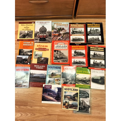 130 - Collection of Railway Related Reference Books to include Great Western Style, LMS Central Division M... 