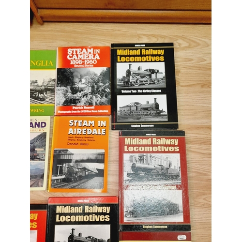 130 - Collection of Railway Related Reference Books to include Great Western Style, LMS Central Division M... 