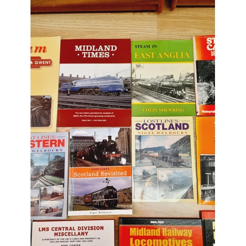 130 - Collection of Railway Related Reference Books to include Great Western Style, LMS Central Division M... 