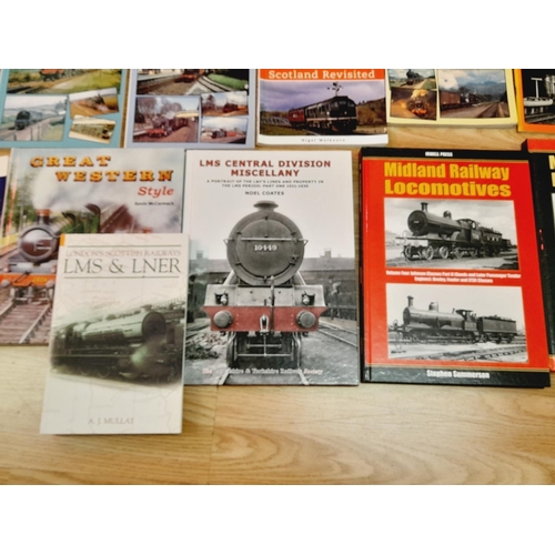 130 - Collection of Railway Related Reference Books to include Great Western Style, LMS Central Division M... 