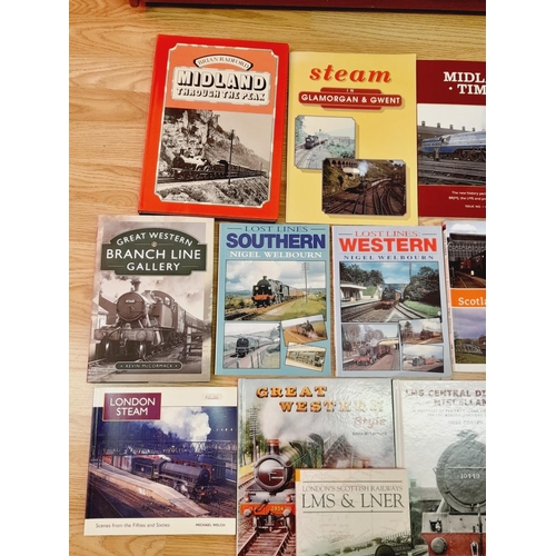 130 - Collection of Railway Related Reference Books to include Great Western Style, LMS Central Division M... 