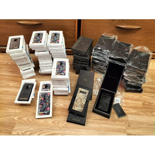 132 - Large Collection (Approx 80) of New and Sealed Ideal of Sweden Phones Cases for Samsung Galaxy S10/S... 